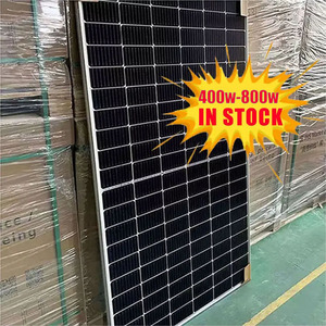 Panneau solaire monocristallin 400W-800W entièrement noir, module photovoltaïque pour système d'alimentation hors réseau pour maison et camping-car - Product Image 2