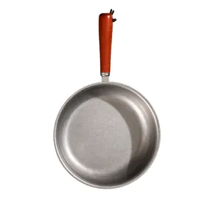Fast Shipment Food Safety Stainless Steel 304 Old School Outdoor Portable Party Camping Portable Mini Egg Fry Pan