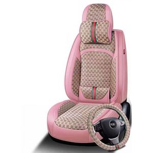 Ensemble complet de 10 coussins de voiture universels en polyester de luxe de haute qualité et bon marché Tonghui-03 toutes saisons - Product Image 4