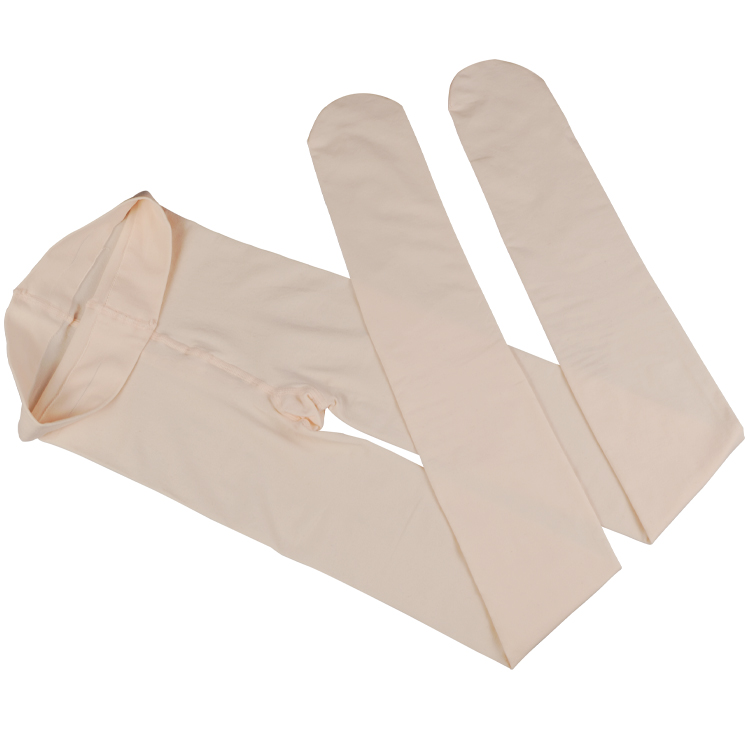 In-stock ready to ship footed ballet pink full dance tights leggings for women