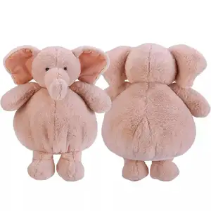 Kawaii Fat Plushies Stuffed Animal Plush Toys Custom Design Cartoon Plush Bunny Elephant Toys Kids Gift