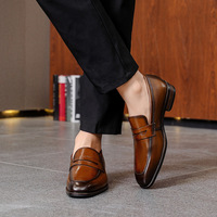 Chaussures de ville en cuir véritable souple de luxe pour hommes – Vente en gros