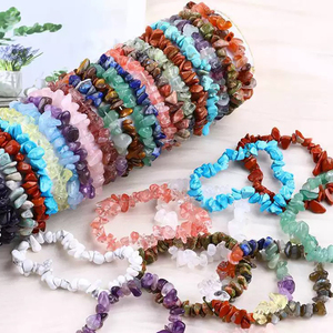 Bloque y Cubo de Cristal Natural Tallado, Estilo Amor Ecológico, Simple, Versátil, Irregular, Pequeño, Elástico, Joyería <span class=keywords><strong>para</strong></span> Damas - Product Image 1