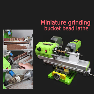 Mini tour à bois DIY pour la fabrication de perles de Bouddha, avec mandrin à quatre griffes, machine de gravure 1200W - Product Image 2