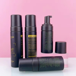 Matte Black 100ml 120ml 150 200 250ml PET Plastic Foam <b>Pump</b> Cleanser <b>Bottle</b> Private Label Skincare Packaging Lash Shampoo <b>Bottle</b> - Product Image 5