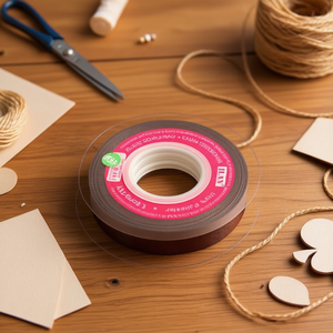 Nastro Grosgrain Ilan 15Y 1,5 cm Colore Caffè Nastro Decorativo per Artigianato - Product Image 3