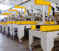 Monteur de carton réglable entièrement automatique scellant de fond de boîte pliant et scellant la machine de fermeture pliage de carton scellant de ruban
