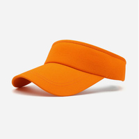 Gorra de Béisbol Personalizada de Alta Calidad al por Mayor, con Visera para el Sol, Ajustable, con Parte Superior Vacía, de Algodón, para Hombre y Mujer