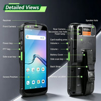 Lecteur portable RFID Android 15 de 6 pouces JZIOT Factory, 134,2 kHz LF, ISO 11784/85 + ISO 14223, lecture/écriture, en stock