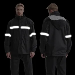 2022 yeni en iyi fiyat yağmur kıyafetleri özel Logo baskılı ceketler motosiklet Raining aşınma takım Rainwear yağmurluklar yetişkinler için tüm sezon