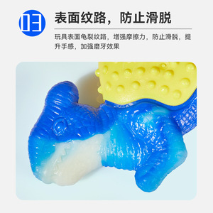 Jouet à mâcher pour chien en nylon, résistant aux morsures, parfumé à la viande de bacon, taille moyenne, jouet pour animaux de compagnie - Product Image 5
