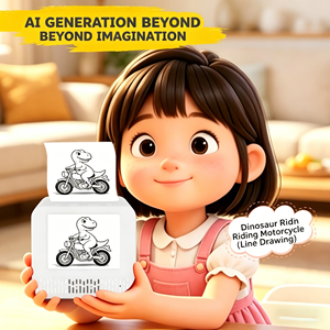 Mini Impresora de Pegatinas GY AI, Juguete Interactivo para Niños, Controlado por Voz, Portátil, Térmico, sin Tinta, Manualidades, para Niños de 3 a 12 Años - Product Image 3