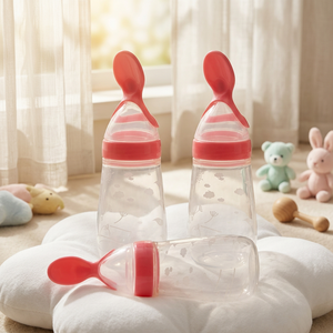 ขวดนมซิลิโคนสำหรับเด็ก<span class=keywords><strong>ทารก</strong></span> ลายสัตว์ ปลอดสาร BPA ปรับระดับการไหลได้ สำหรับเด็กอายุ 0-12 <span class=keywords><strong>เดือน</strong></span> สำหรับอาหารเสริม<span class=keywords><strong>ข้าว</strong></span>บด - Product Image 6