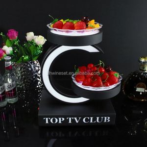 KTV Discothèques Bars et restaurants LED Snack Plateau Double couche Lumineux Fruit Water Tray Durable pour les occasions de fête - Product Image 5