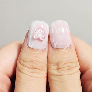 Diseño personalizado de lujo corto cuadrado de prensa en las <span class=keywords><strong>uñas</strong></span> hecho a mano elegante perlas usar <span class=keywords><strong>uñas</strong></span> <span class=keywords><strong>blanco</strong></span> lechoso ombre punta francesa <span class=keywords><strong>Rosa</strong></span> usar <span class=keywords><strong>uñas</strong></span> - Product Image 3