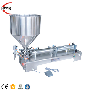 Machine de remplissage horizontale à tête unique pour pâtes et huiles avec réservoir de mélange - Product Image 2