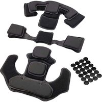 Kit de rembourrage de casque respirant avec Logo personnalisé, tapis de protection en mousse à mémoire de forme