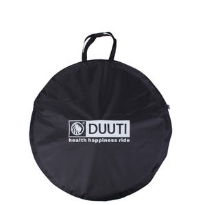 Bolsa impermeable para ruedas de bicicleta de montaña, funda de poliéster negra, ruedas dobles individuales, desmontable y plegable, bolsa para neumáticos de bicicleta - Product Image 1