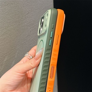 เคสโทรศัพท์มือถือแบบไร้สายแม่เหล็ก รุ่นปี 2025 ผิวสัมผัสนุ่ม สำหรับ iPhone 17 Pro Max Air 16 15 14 13 12 Plus ดีไซน์ใหม่ - Product Image 5