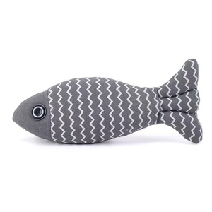 Jouets pour chats en forme de poisson en lin écologique, résistants aux morsures, pour le nettoyage des dents, jouets interactifs à mâcher pour chats d'intérieur - Product Image 4