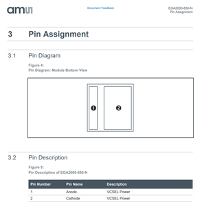 ไดโอดเลเซอร์ OSRAM รุ่น EGA2000-850-N ความยาวคลื่น 850 นาโนเมตร กำลังไฟ 4.82 วัตต์ แรงดันไฟฟ้า 1.9 โวลต์ ~ 2.6 โวลต์ ชิป LED สำหรับไฟส่องสว่างแบบกระจายกำลังสูงสำหรับอุตสาหกรรม ปรับความสว่างได้ 120 - Product Image 4