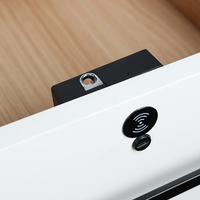 Serrure de meuble intelligente RFID invisible sans clé, serrure de tiroir invisible sans fil, serrures à carte NFC pour rangement
