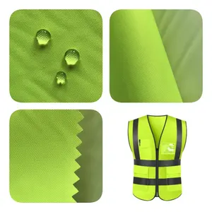 PX1/ETSDL 100% POLY DTY OXFORD 150D * 150D/150T PU tejido de revestimiento transpirable lechoso para chaqueta al aire libre tela fluorescente