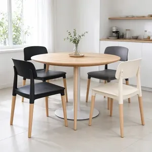 Chaise en plastique PP personnalisable, empilable, pour salle à manger, restaurant, hôtel, bureau, école, projet, mobilier commercial, personnalisable - Product Image 4