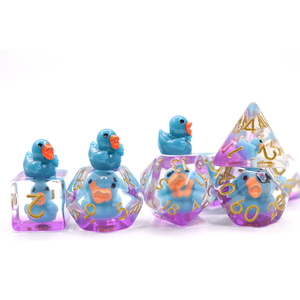 Bulk Wholesale Custom 7pcs Blue Polyhedral Dnd <b>Dice</b> Set Transparent Soft Resin Customizable Shape YS-TLDK Blue <b>Dice</b> Set YS- - Product Image 6