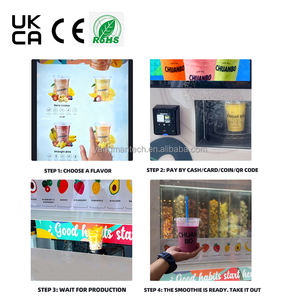 Fabricant de distributeurs automatiques de crème glacée et de smoothies entièrement automatiques de grande taille, OEM ODM en gros, <span class=keywords><strong>robot</strong></span> - Product Image 5