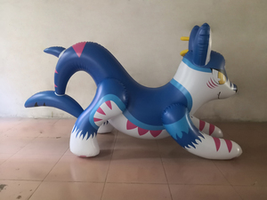 Beile 2026, Animal Inflable de PVC Personalizado de 2.5m de Largo, Zorro Azul en Venta - Product Image 3