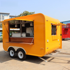 Hot Dog Street Cart Food Car Máquinas móviles Takoyaki Rulote Food Truck Goods Camión de comida eléctrico para remolque Remolque de comida - Product Image 1