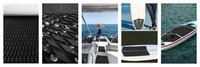 Tapis antidérapant auto-adhésif en EVA pour coque arrière de yacht et VR, facile à découper, pour planche de surf/SUP, usage océanique