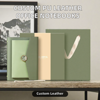 Carnets personnalisables en cuir PU à couverture rigide, avec reliure à chevalet, impression UV, pour coffret cadeau d'entreprise OEM/ODM