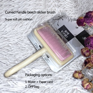 Spazzola per Cani con Manico in Legno e Setole Morbide, Rimuove Nodi e Pelo, Produzione Diretta Baoli - Product Image 6