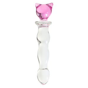 Grote Handgemaakte Glazen Seksspeeltje Hart Star Cat Moon Vormen Handgemaakte Masturbator Voor Vrouwen En Mannen - Product Image 2