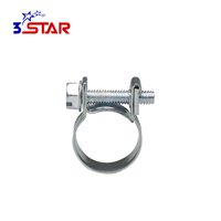 Mini abrazadera de manguera de acero inoxidable resistente y duradera abrazadera de clip de tubo