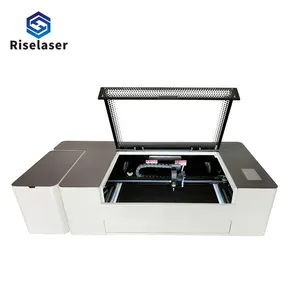 Cortadora y grabador láser 3D de escritorio, máquina de impresión CO2 de 60 vatios para hogar y laboratorio escolar, máquina de corte láser CO2
