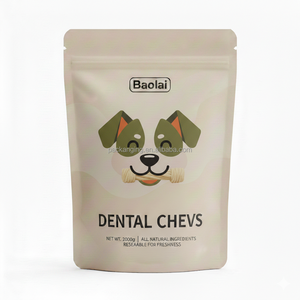 Bolsa de Plástico Impresa Personalizada <span class=keywords><strong>con</strong></span> Base Plana para Golosinas y Snacks para Perros, 200g 500g - Product Image 5