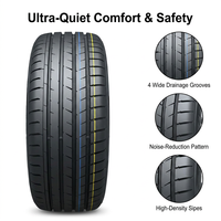 Pneu de voiture radial tubeless haute performance 245/40ZR18 - Confort ultra-silencieux, drainage amélioré, nouveau certifié GCC, garantie 2 ans