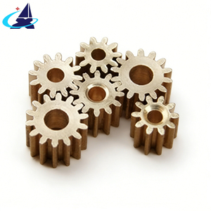 Gear Spur Kuningan Presisi Tinggi HYX - OEM/ODM untuk Transmisi Motor Listrik/Mainan/Printer 3D - Product Image 2