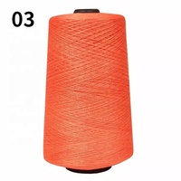 Fil de coton de soie naturelle Cynthia, fil épais pour le tricot, laine pour bébé, fil à crocheter, fil à tisser, 50g, 3 brins