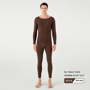AI-MICH vente en gros chaud dames culottes sous-vêtements thermiques femmes <span class=keywords><strong>nuit</strong></span> Visible Sexy à manches longues hiver nouveaux hommes sous-vêtements thermiques - Product Image 3