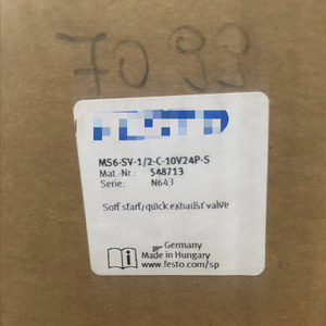 一台 MS6-SV-1/<span class=keywords><strong>2</strong></span>-C-1wbr0V24P-S 548713 软启动阀 - Product Image 1