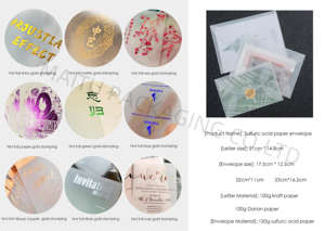 Service d'<span class=keywords><strong>enveloppes</strong></span> en papier translucide imprimées sur mesure pour les invitations de mariage, <span class=keywords><strong>enveloppes</strong></span> en vélin de luxe OEM/ODM Emballage cadeau - Product Image 5