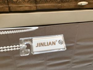 Composants de stores vénitiens en plastique transparent anti-UV VCW29, chaîne de rideau, poids, glands, stores, volets - Product Image 4