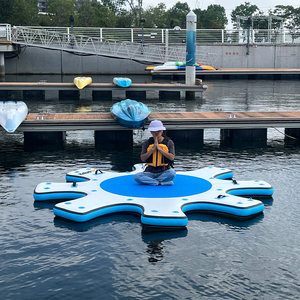 Station de quai de yoga de plate-forme de SUP <span class=keywords><strong>gonflable</strong></span> de planche d'air de <span class=keywords><strong>prix</strong></span> usine - Product Image 5