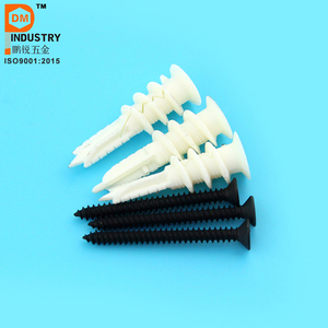 PDM Trockenbau Anker Stecker Nylon Wand Kunststoff Schraube Anker Kunststoff Expansions wand Stecker Nylon Anker mit Schraube und Unter leg scheibe - Product Image 4