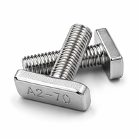 Maßgefertigtes Edelstahl- & Aluminium-Solarpanel-Schienen-Set mit T-Nut, Bolzen, Muttern und Unterlegscheiben