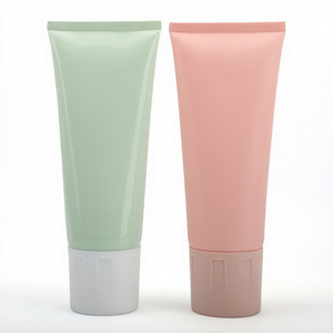 Vente en gros de tubes de lotion pour soins de la peau personnalisés de 100 ml, tubes cosmétiques en plastique souple PBL vides, impression complexe laminée, vente en gros de cosmétiques - Product Image 1
